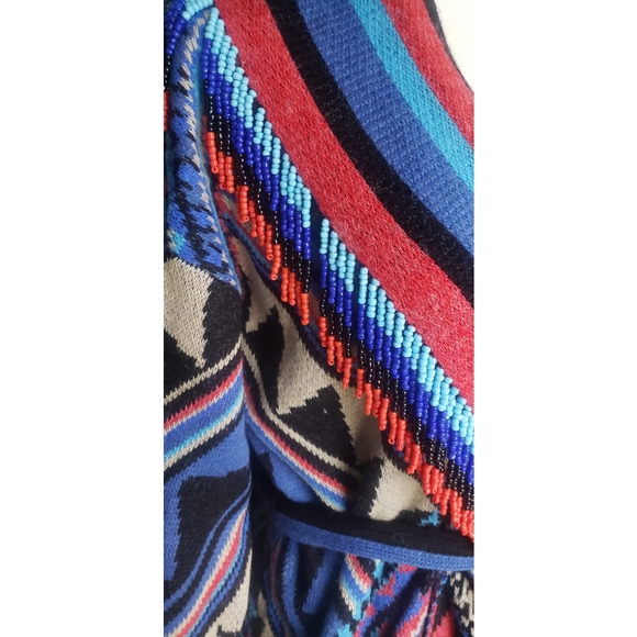 46. Farm Rio Julie Stripes Embroidered Cardigan - Picture 16 of 16